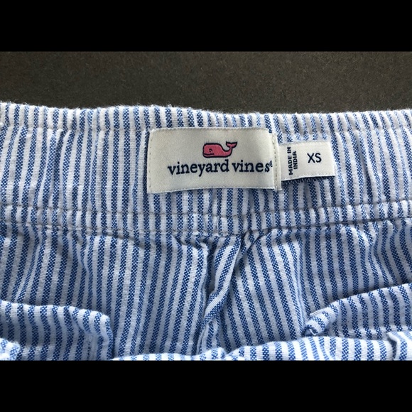 Vineyard Vines Seersucker Blue and White Shorts - Picture 3 of 7